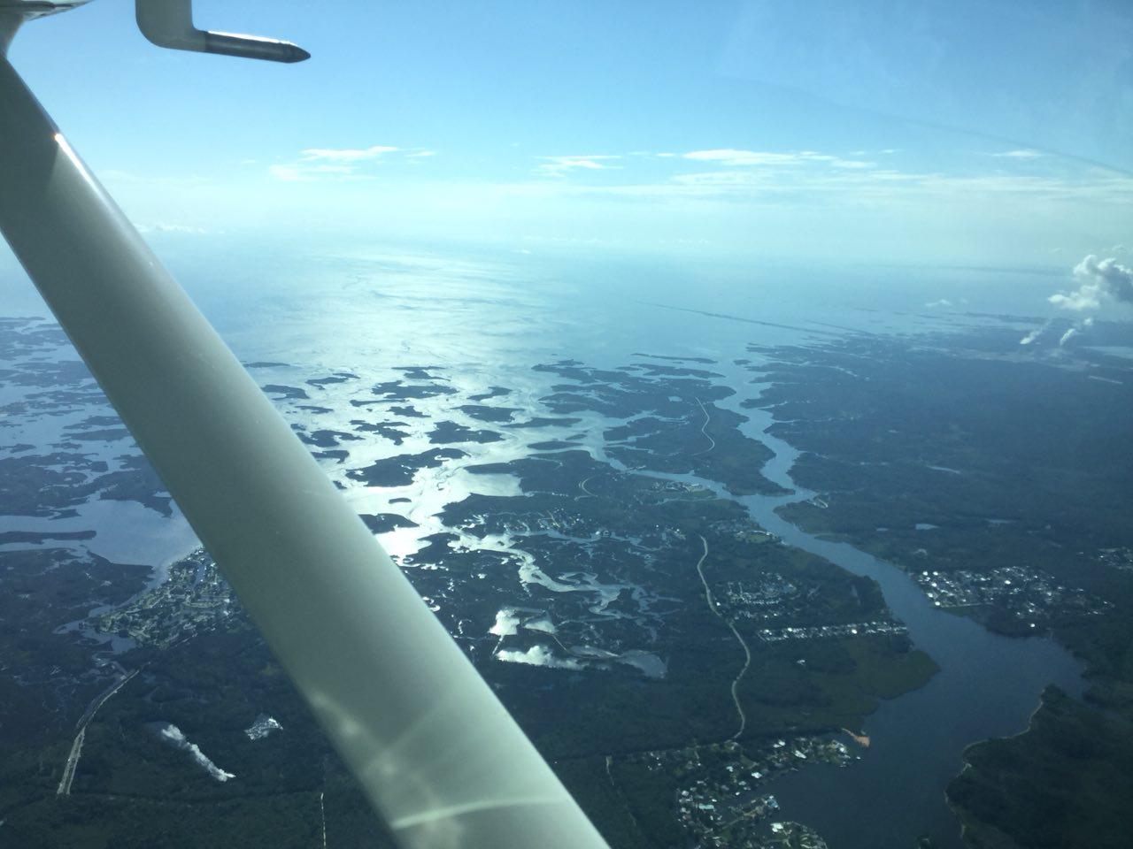 Exploring Aerial Beauty on a Sightseeing Flight